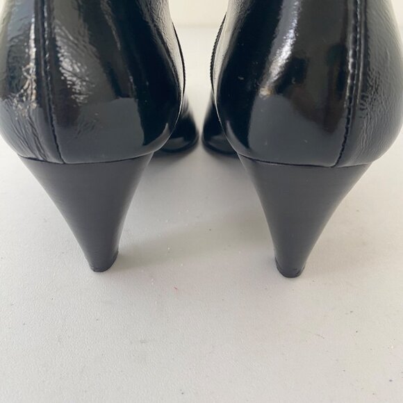 Aquatalia Ankle Boots Shoes w Heel Patent Pointed Toe - Picture 7 of 10